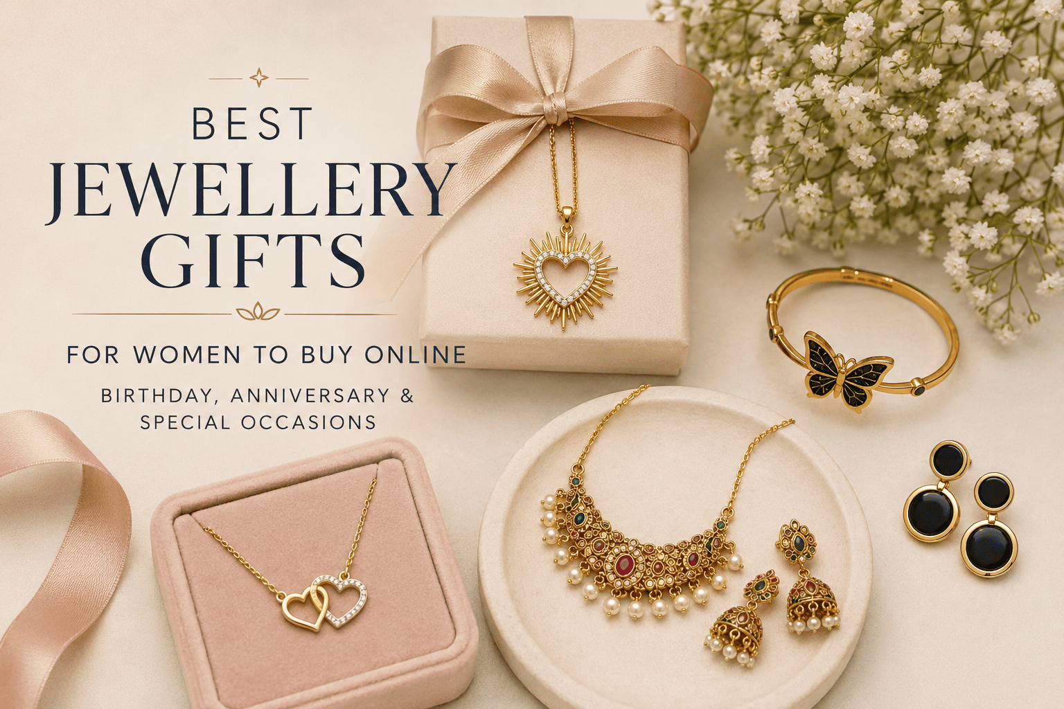 Best Jewellery Gifts for Women to Buy Online: Birthday, Anniversary & Special Occasions